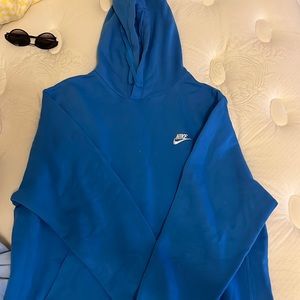 NIKE light blue hoodie size XL